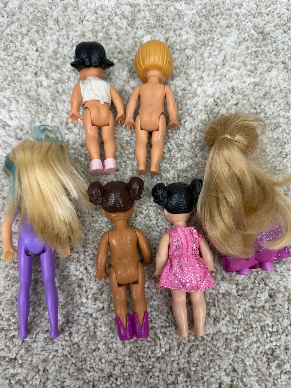 Barbie Chelsea and Friends Various Small Barbie Doll Bundle